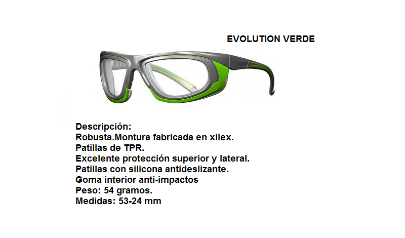 Gafas seguridad graduadas Medop Xtreme Clear Blue varillas